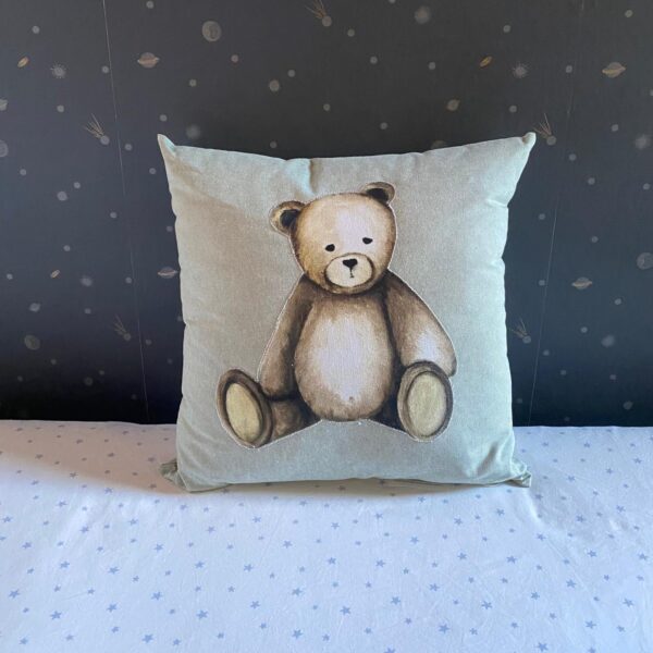 Cuscino in lino Orsetto