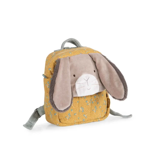 Zaino da bambino morbido blu a forma di cane