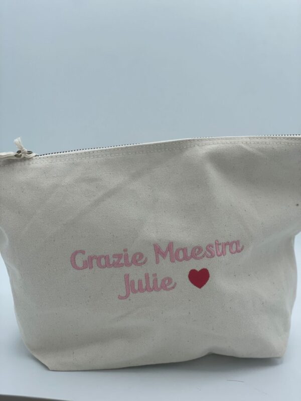 Beauty Case "Grazie Maestra" personalizzabile