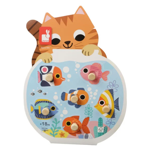 PUZZLE DELL'ACQUARIO in legno