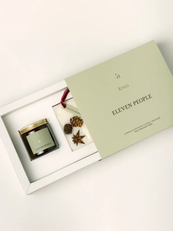 X’MAS Gift Pack – Candela + Profumatore in Cera per Armadio