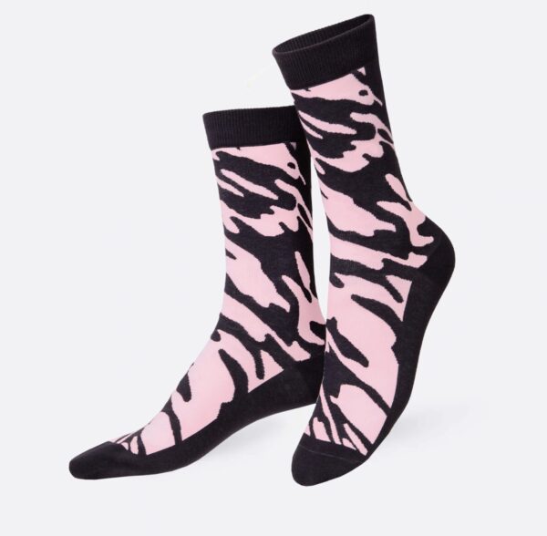 calze rosa e nere