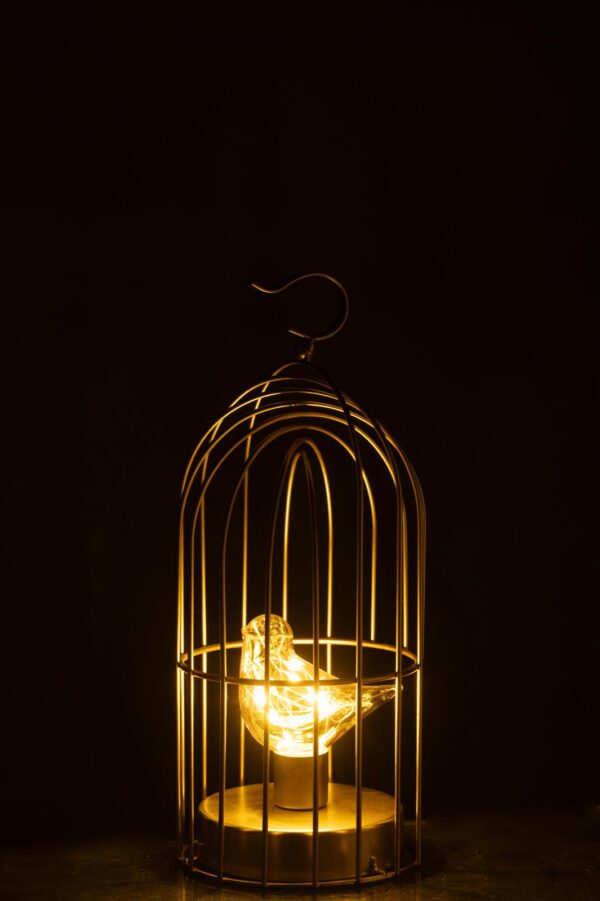 Lampada a Gabbietta con Uccellino