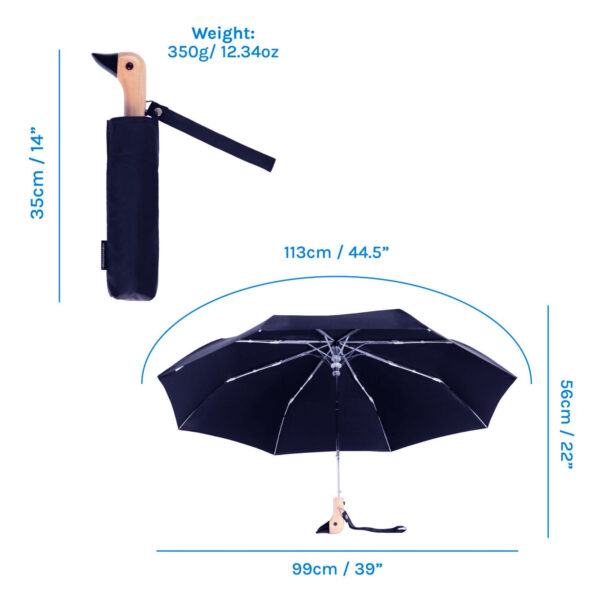 dimensioni ombrello blu
