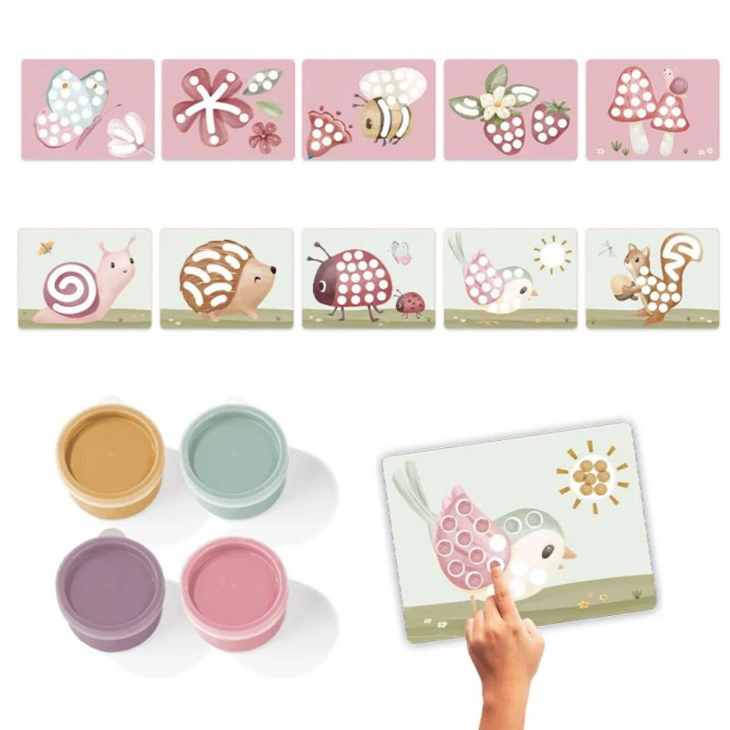 Set pittura con le Dita - Fairy Garden