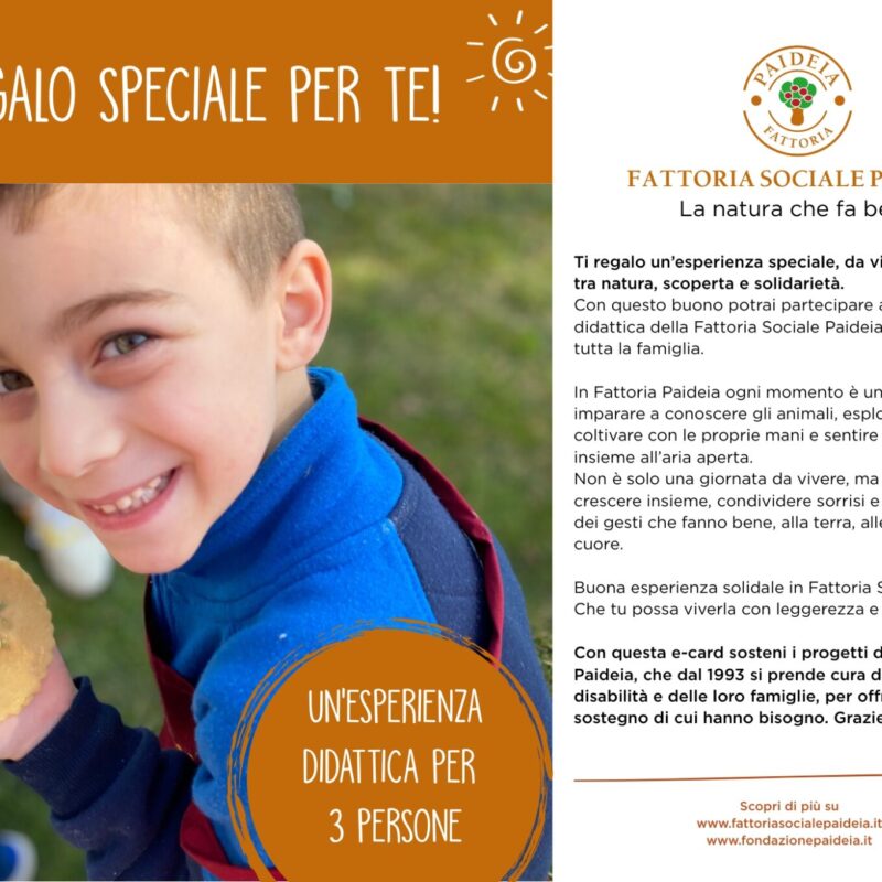 Buono per Esperienza didattica per 3 persone