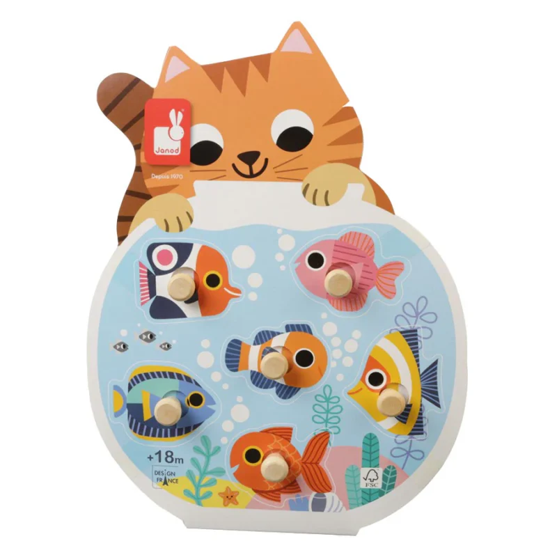 PUZZLE DELL'ACQUARIO in legno