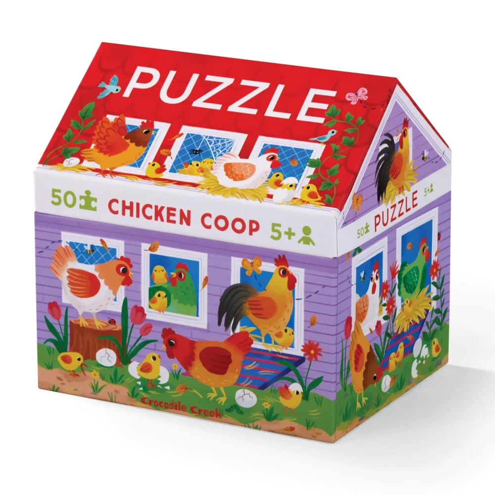 Puzzle Chicken Coop – 50 Pezzi scatola