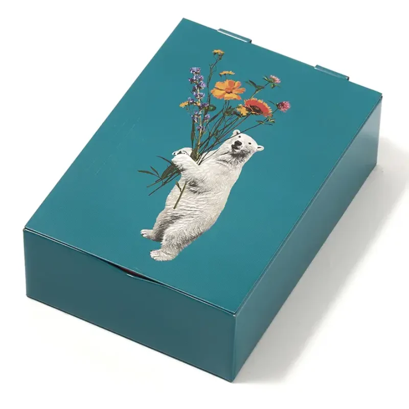 Scatola in Metallo Decorativa