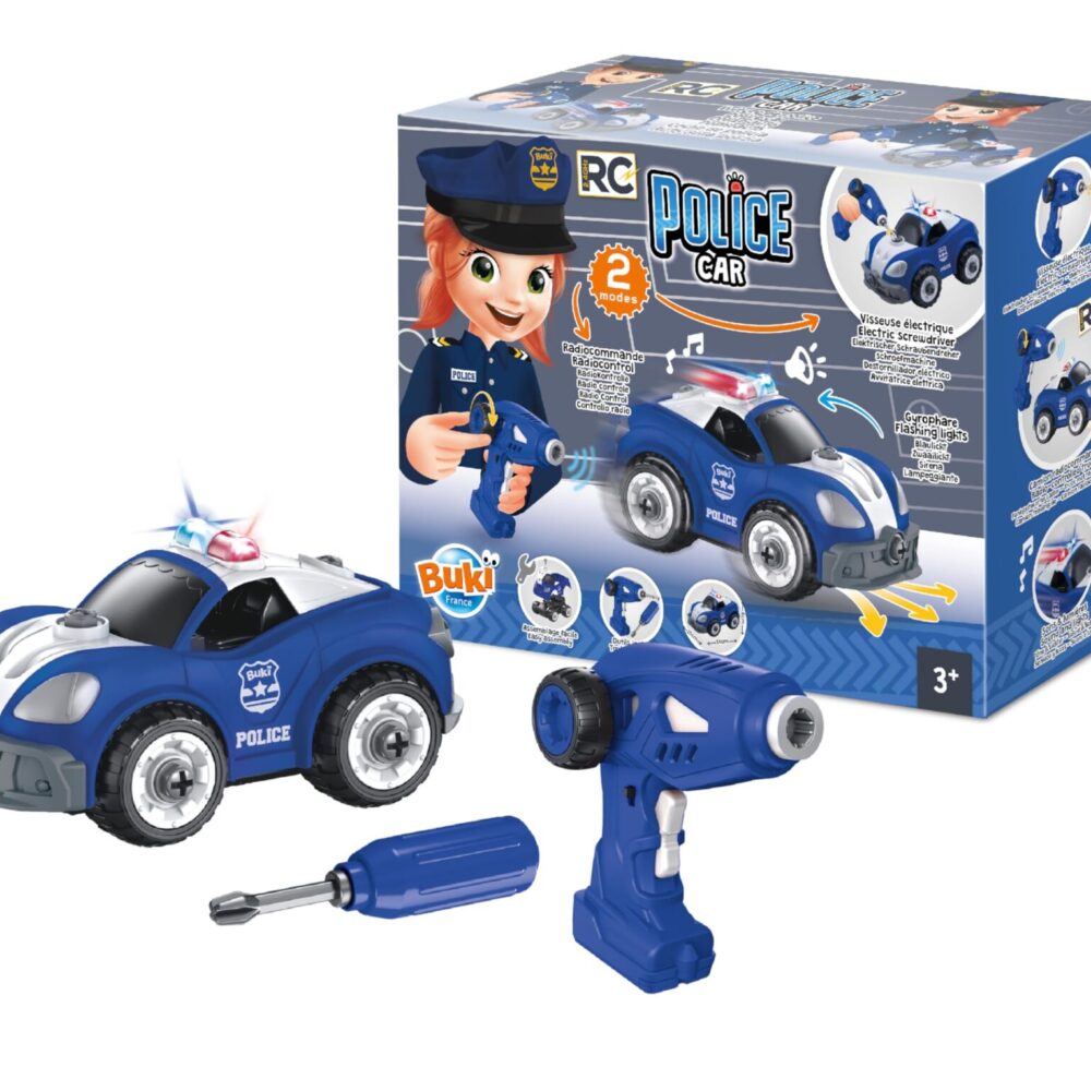 🚓 Macchina della Polizia da Montare con Radiocomando