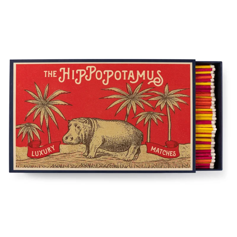 Scatola di fiammiferi gigante "Ippopotamo"