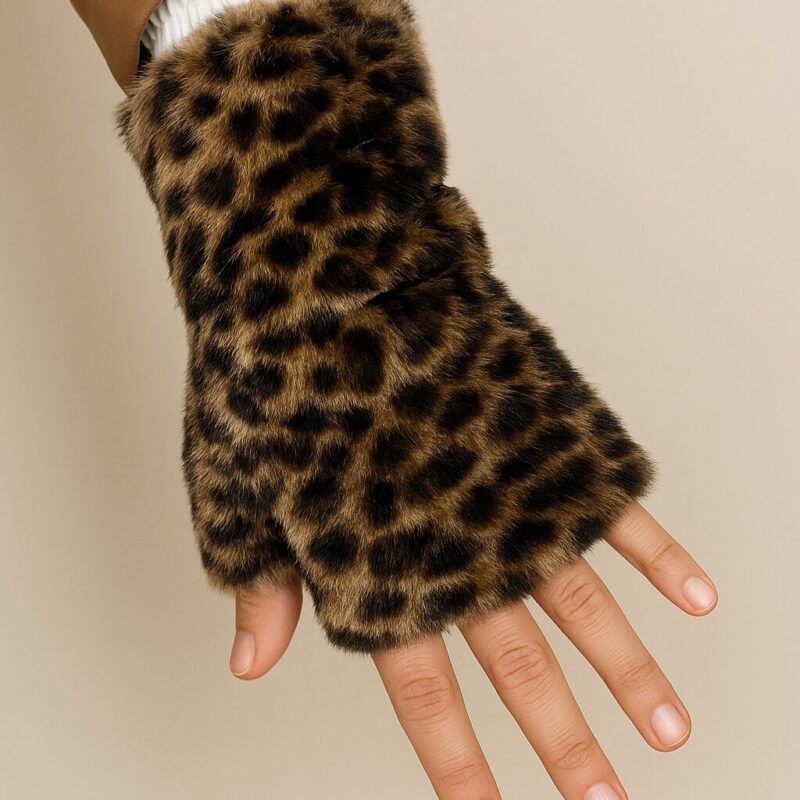 manicotto leopardato