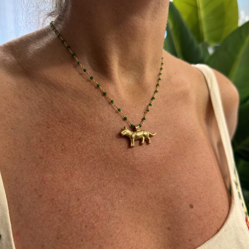 Collana Rosario Tigre dettaglio
