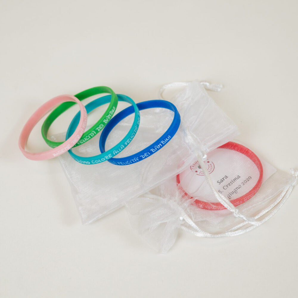 Braccialetti colorati silicone