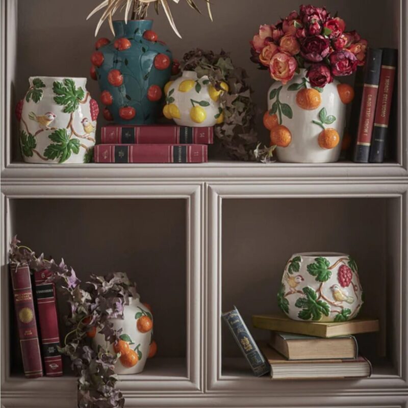 Vaso in ceramica a forma di vite