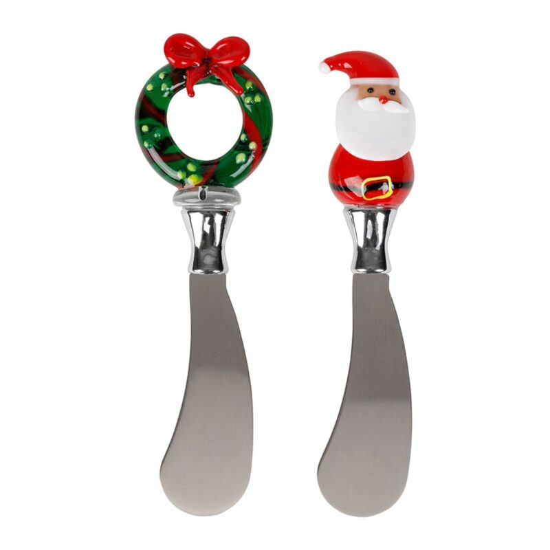 Set 2 Coltelli da Burro Festivi